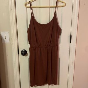 Old Navy Rootbeer (Burgundy) Scoop Neckline Casual Dress Size XL